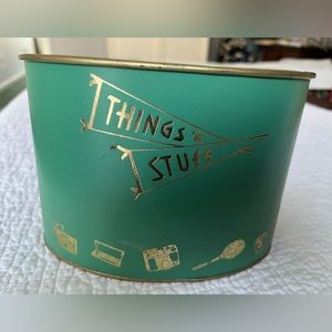 Vintage metal mail bin / organizer